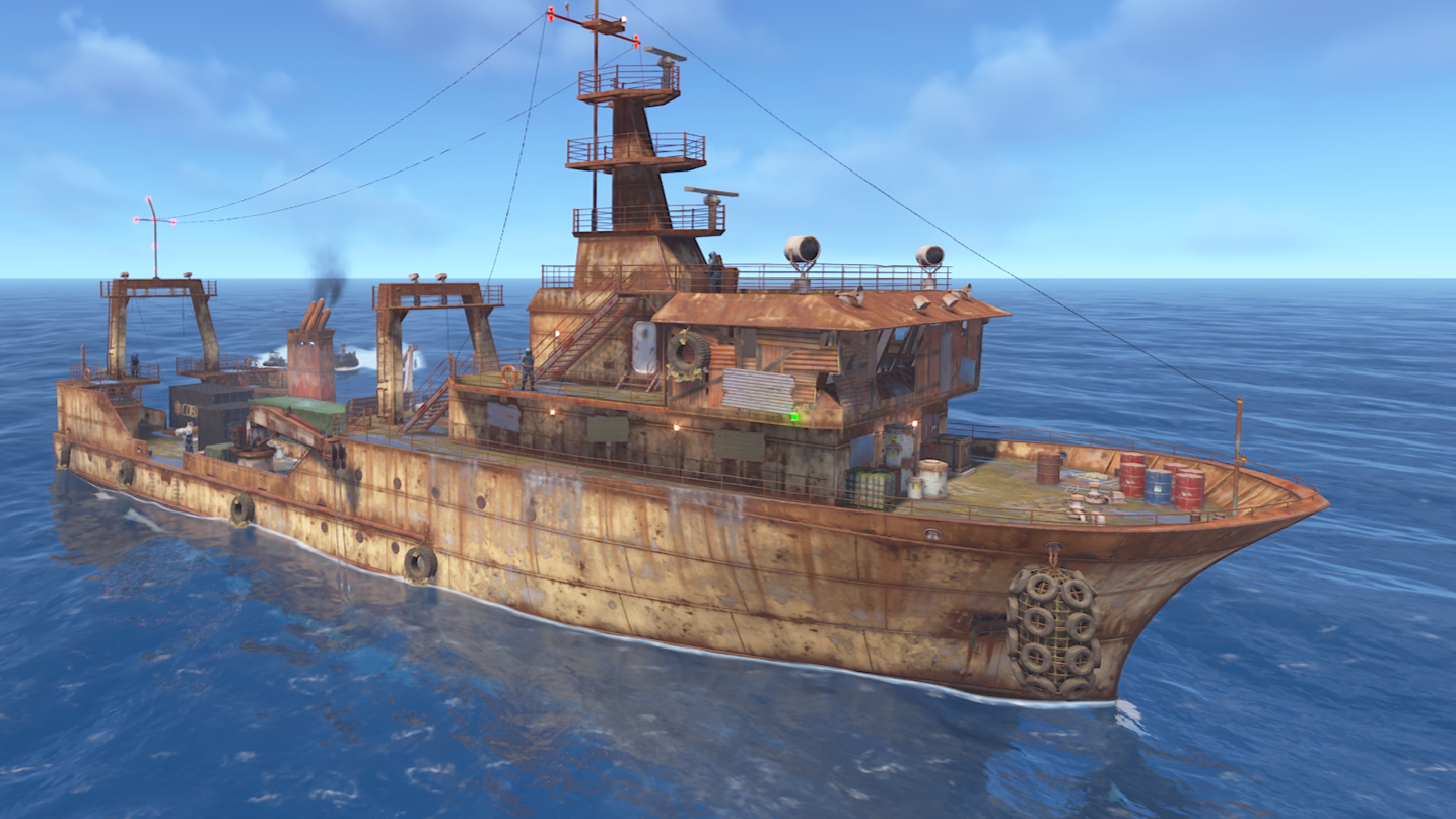 A ghost ship adrift in the Deep Sea