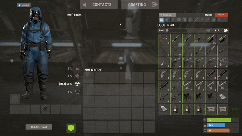 Combination Chests in action
